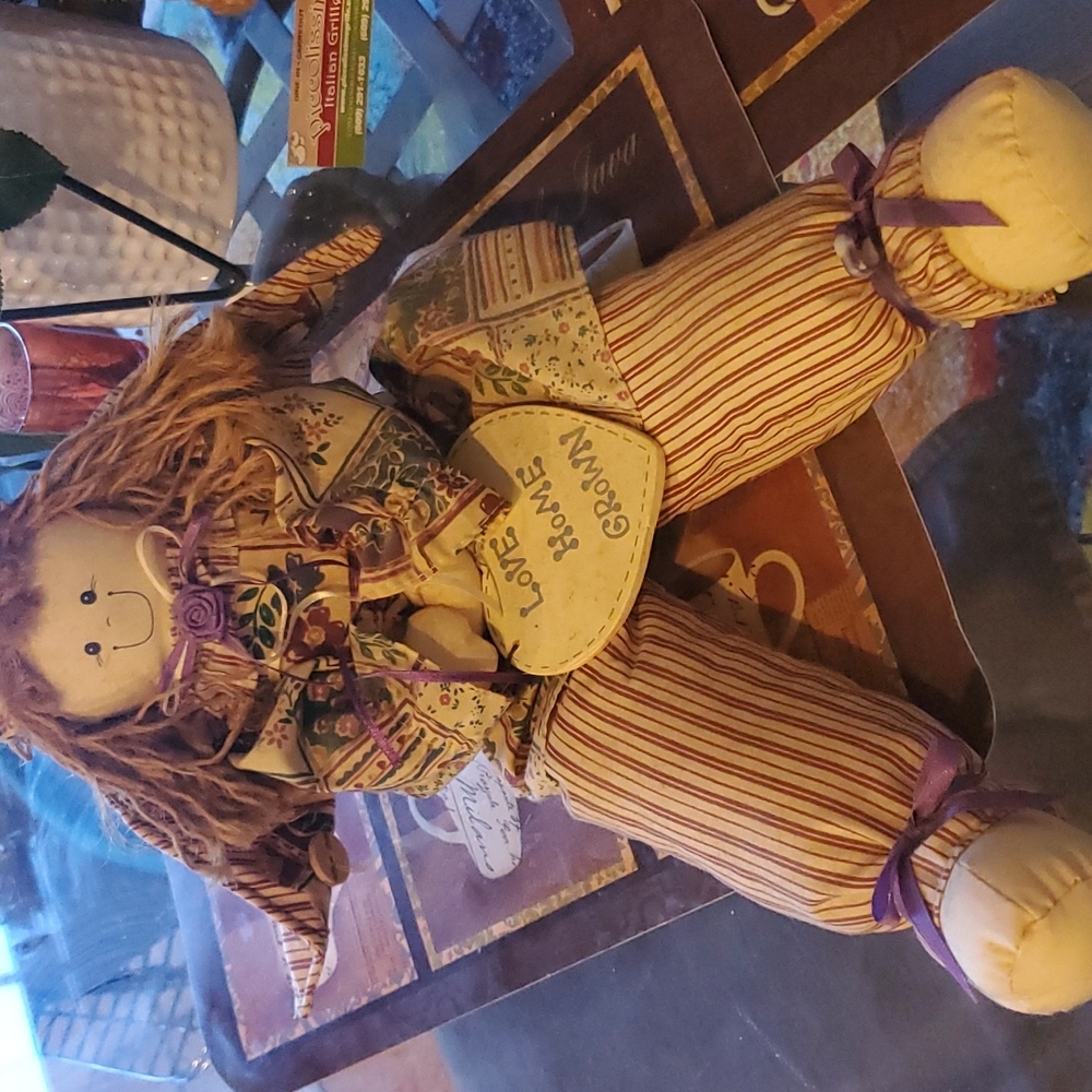 Frontgate handmade angel heart doll book